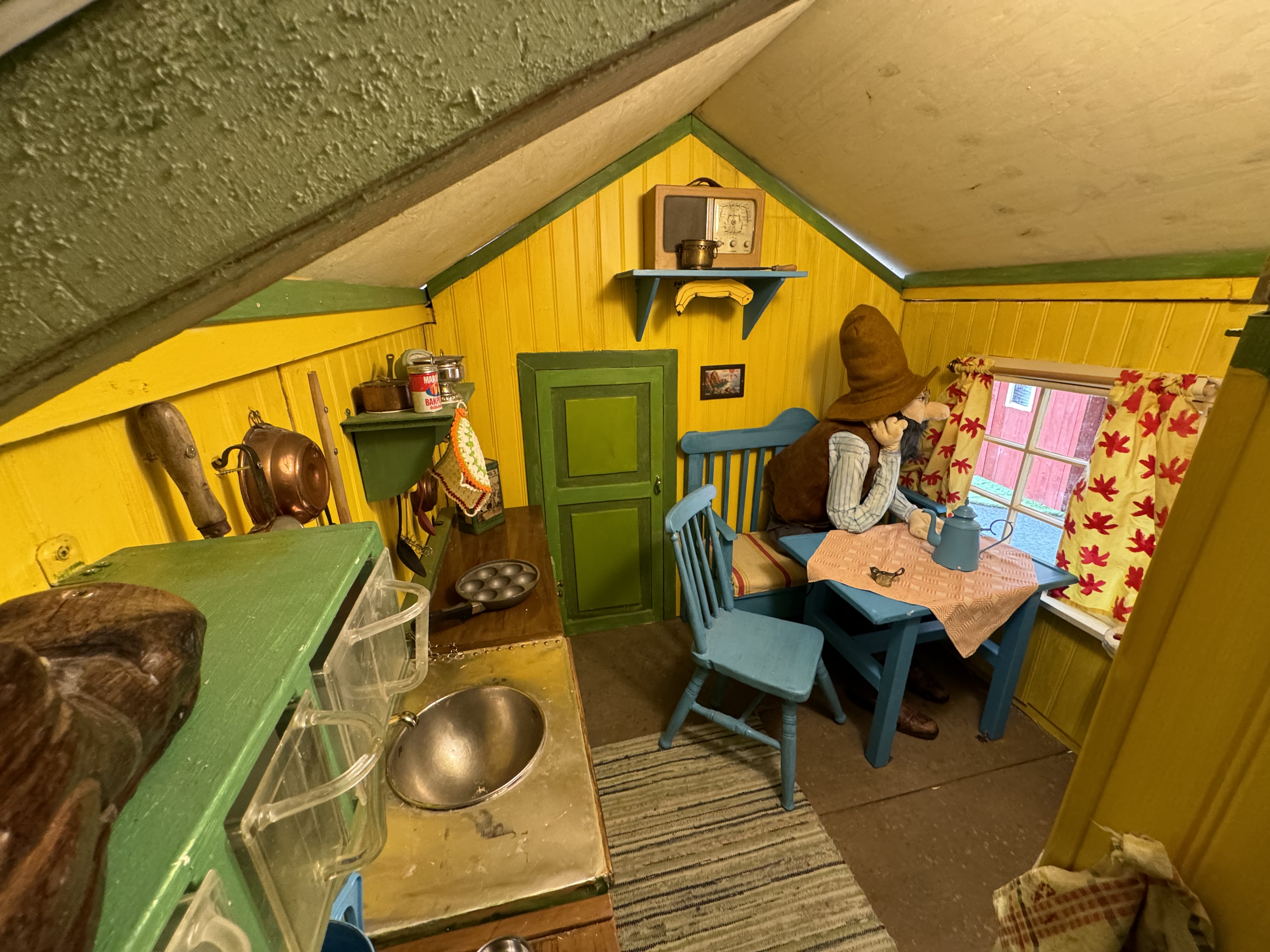 Lekutställningen Hemma hos Pettson och Findus.