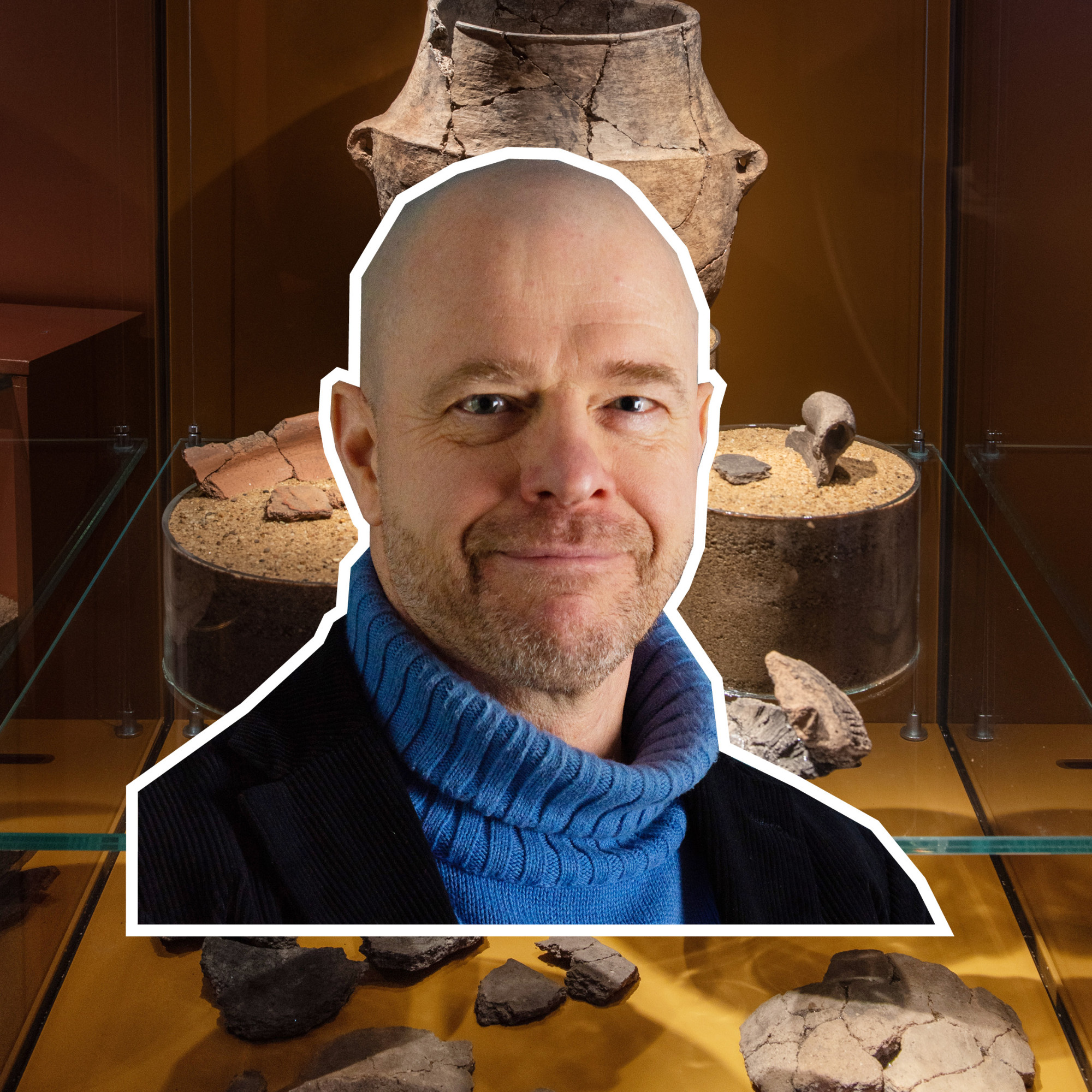 Arkeolog och forskare Per Nilsson föreläser om bronsåldern i föreläsningsserien Vägen hit.