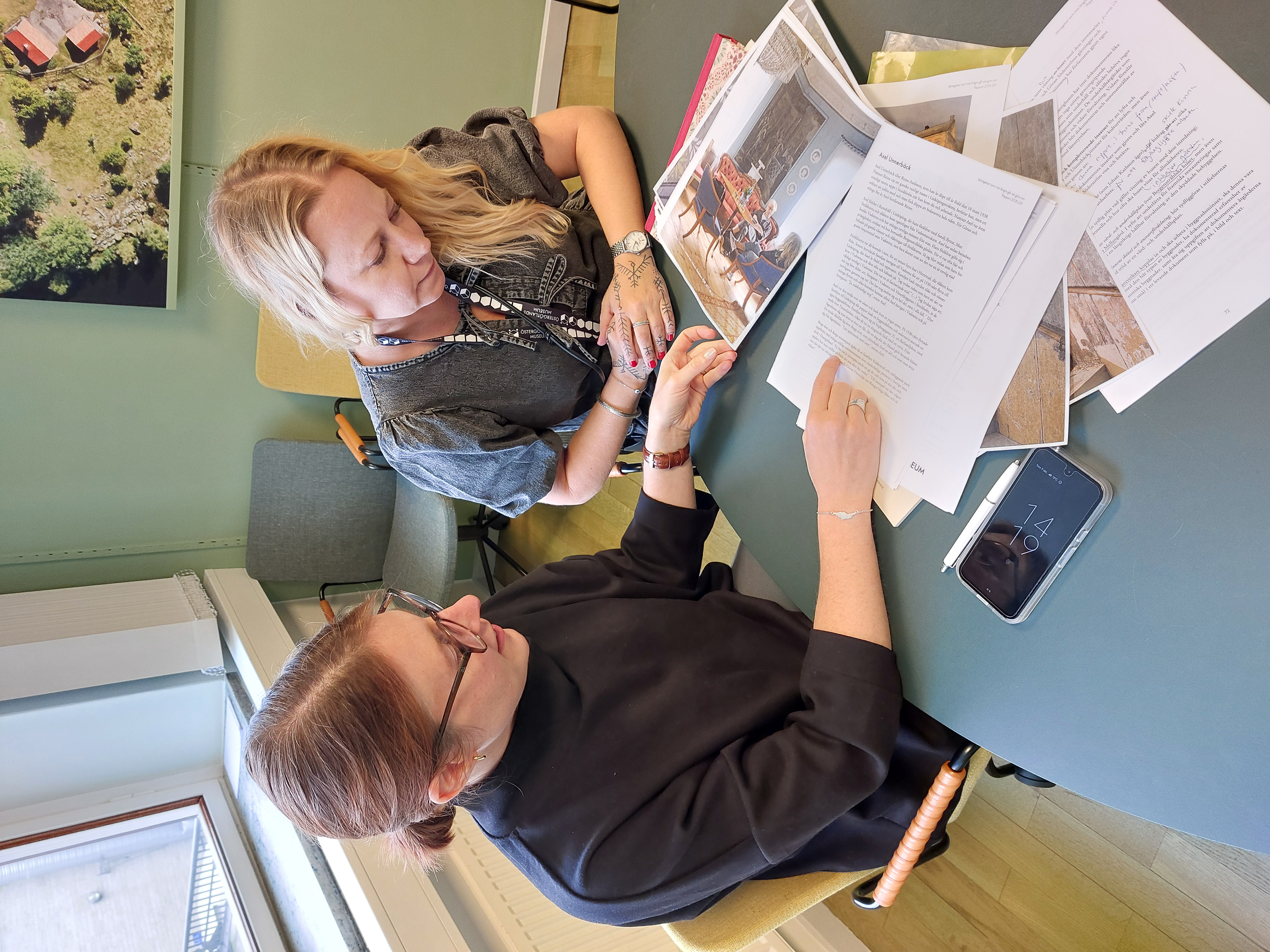 Maria Klint och Mikaela Radakovic Kjäll har genomfört ett dokumentationsprojekt om Göran Söderström och Axel Unnerbäck.