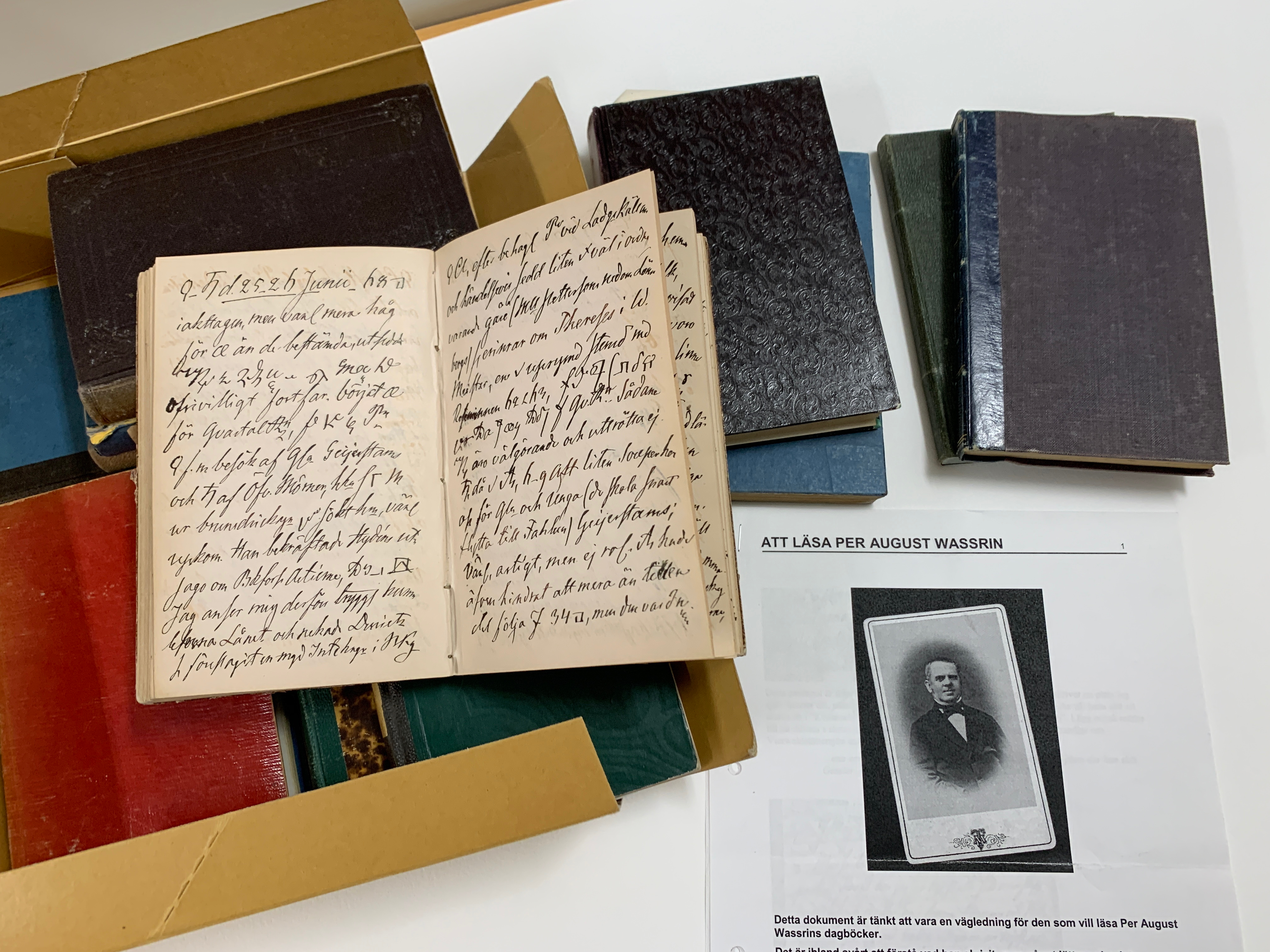 Arkiv - dagböcker i enskilt arkiv