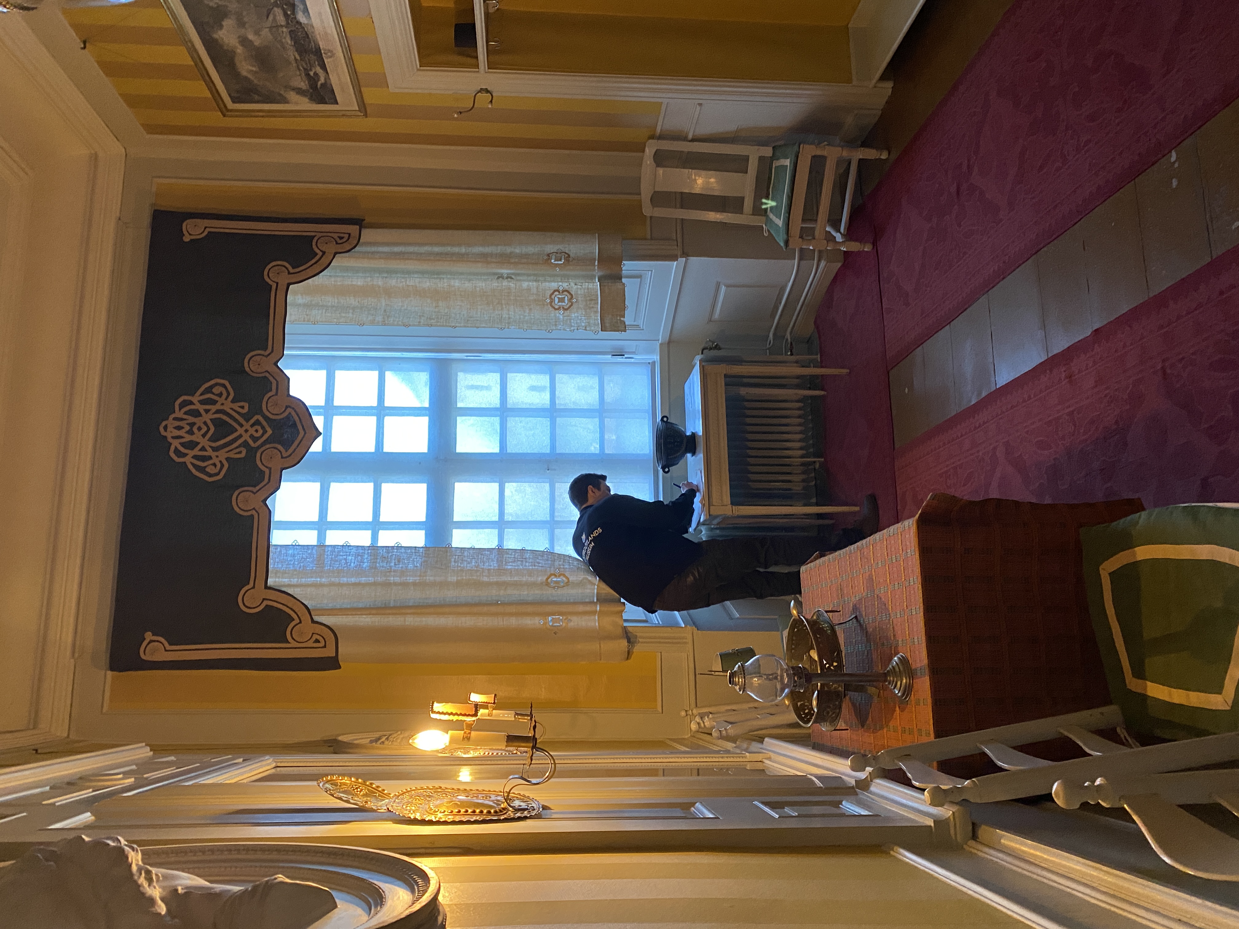 Byggnadsantikvarie Johan Bergström, paradvåningen