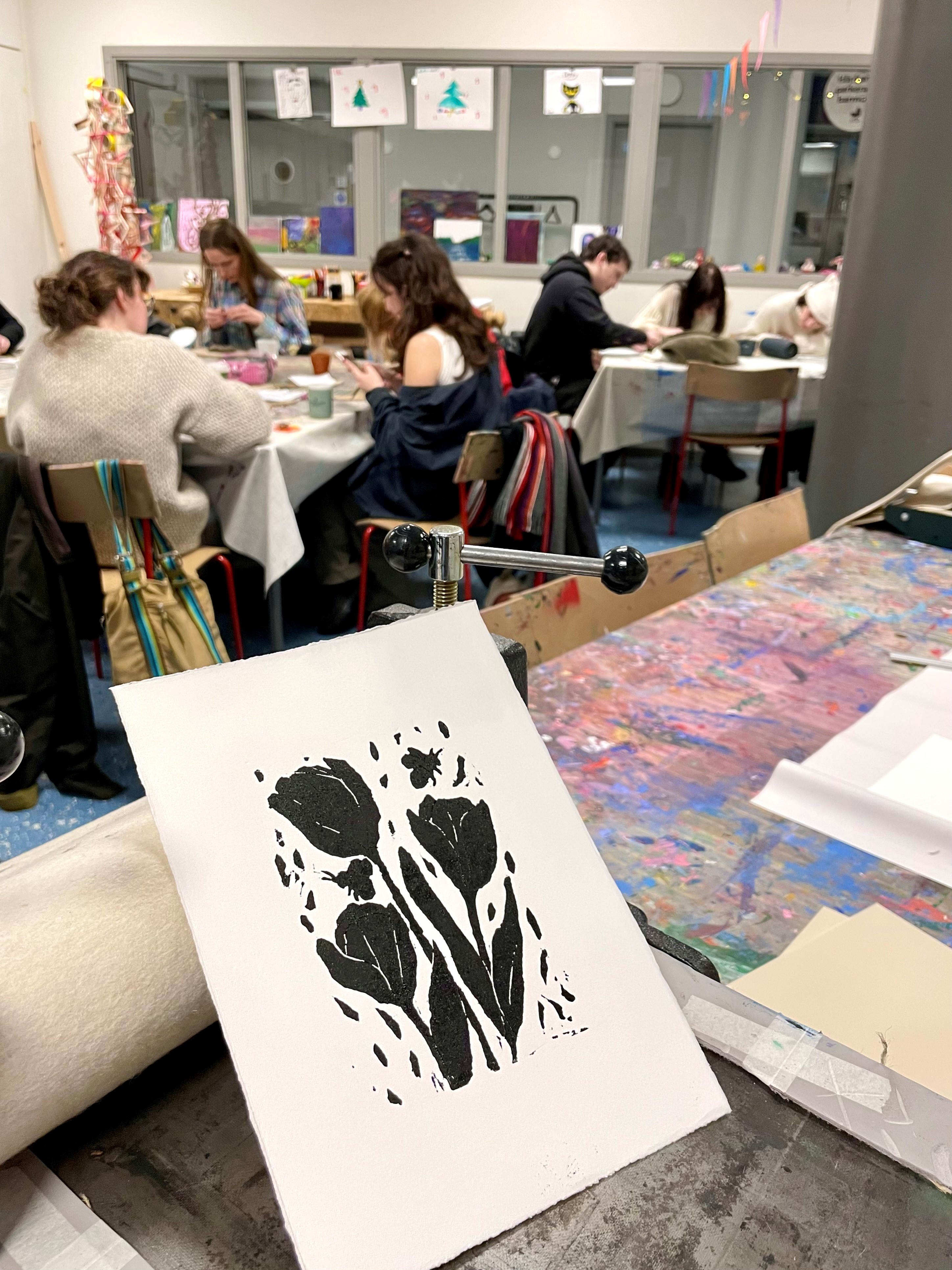 Konstonsdag med Ung Konst Öst på Östergötlands museum.