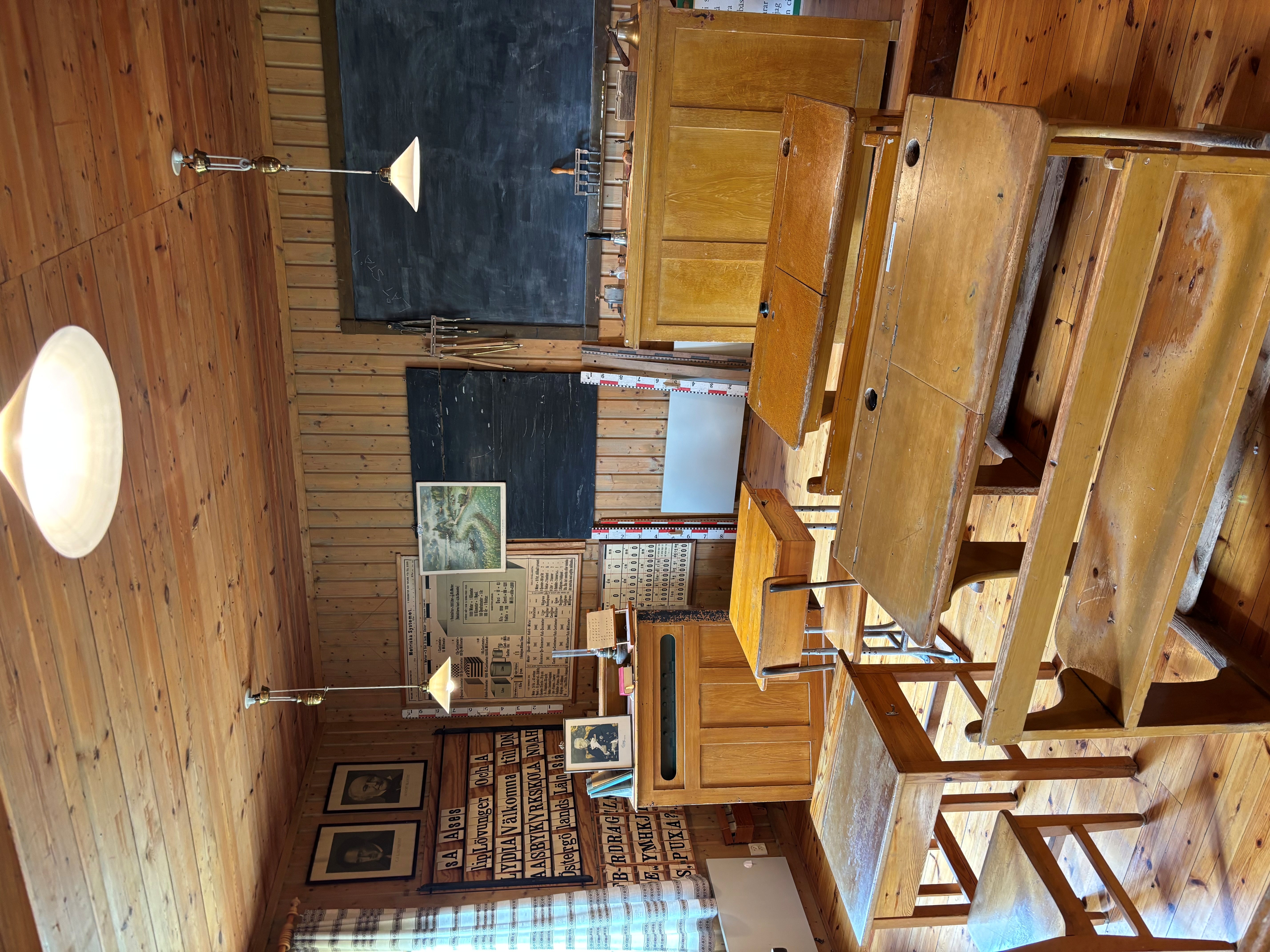 Asby skolmuseum i Asby, Ydre.