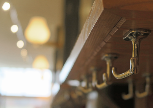 Interiör i Östergötlands museums huvudbyggnad i Linköping, byggd 1939 i funktionalistisk stil.