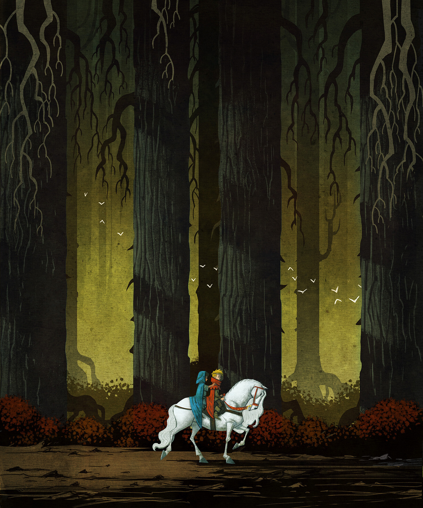 Illustration av Johan Egerkrans.