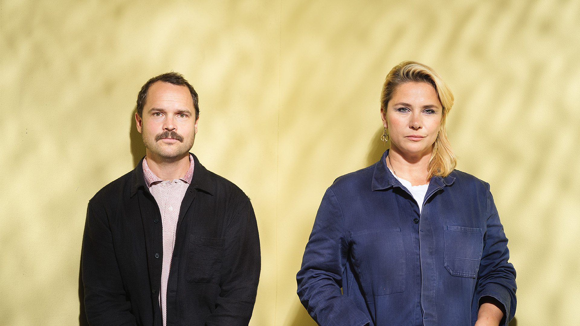 Konstnärerna Oskar Hult och Eva Mag.