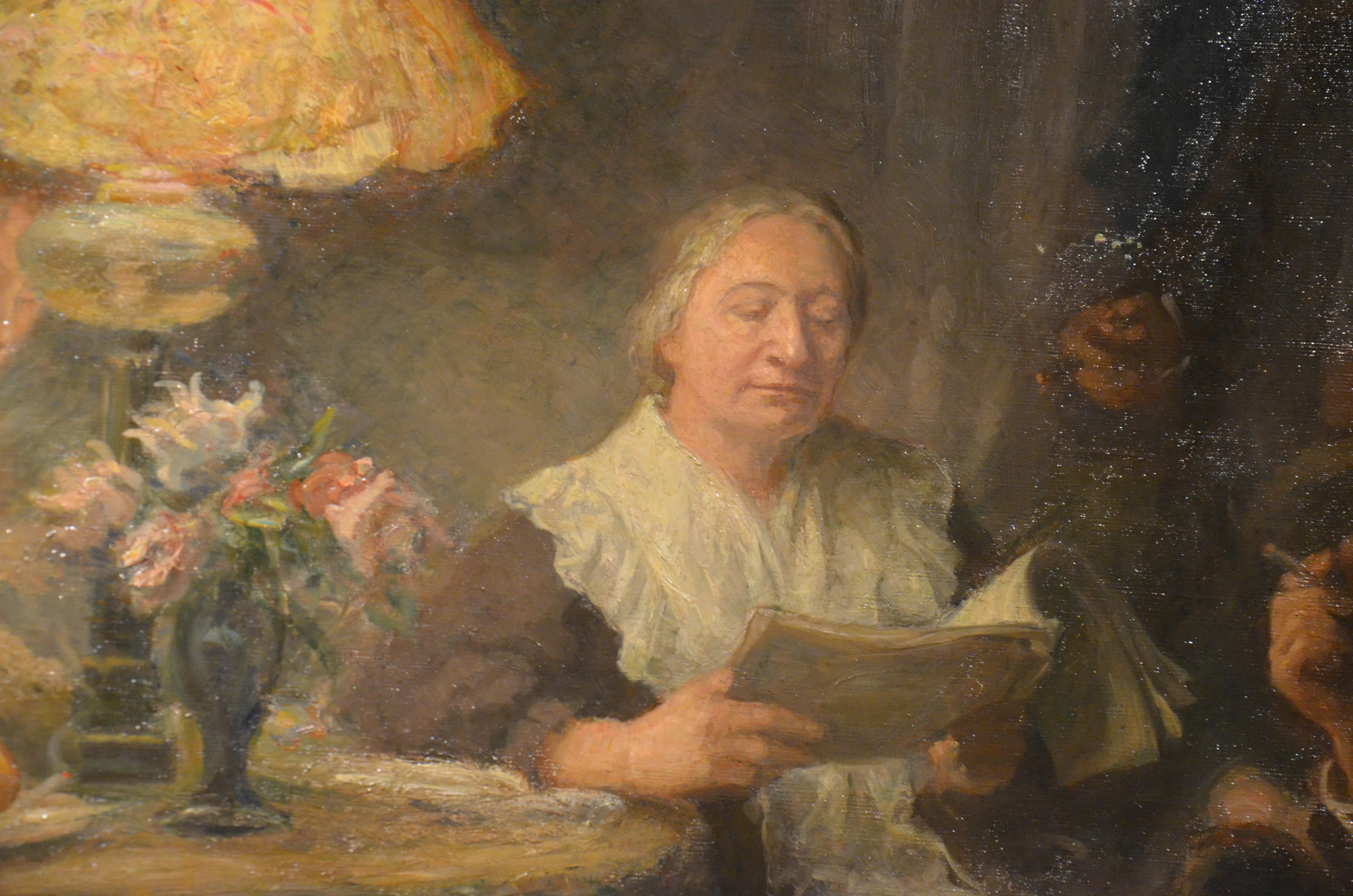 Porträtt av Ellen Key, målat av Hanna Pauli.