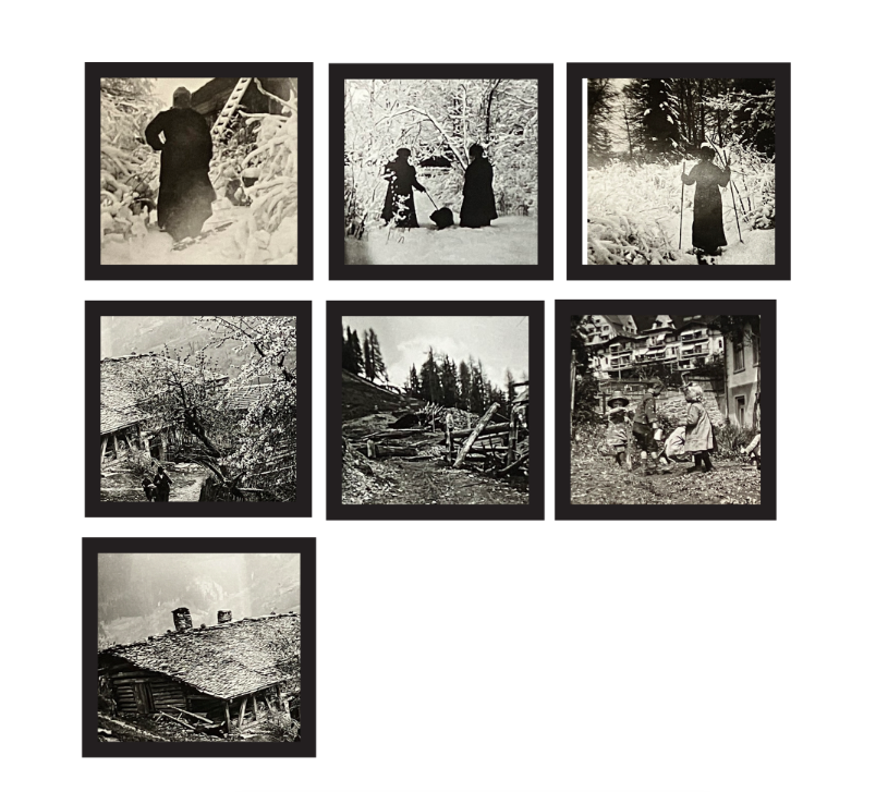 Fotografier som ingår i utställningen En annan Edith - Poetens fotografier.