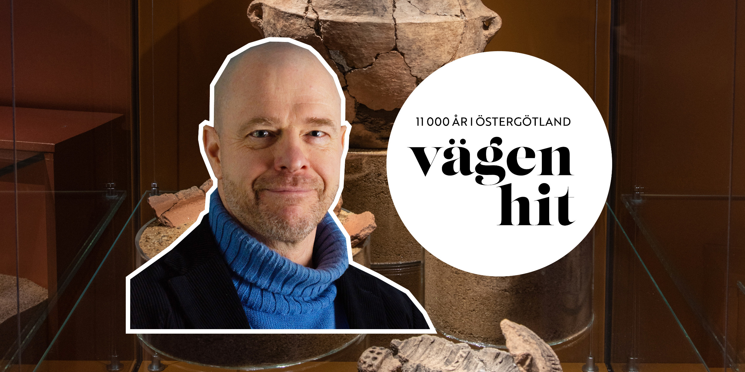 Arkeolog och forskare Per Nilsson föreläser om bronsåldern i föreläsningsserien Vägen hit.