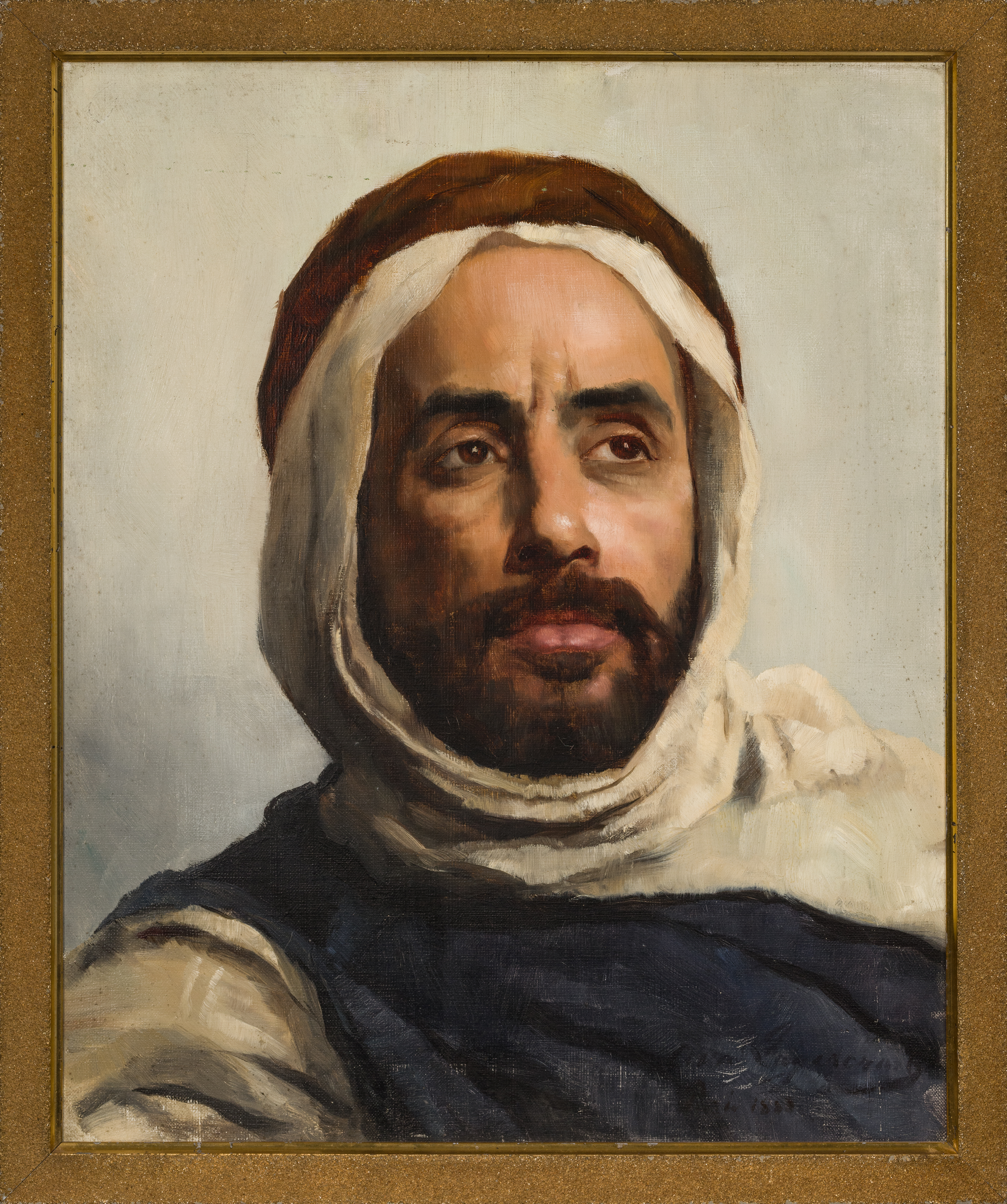 Hedvig Gustava "Ava" Lagercrantz, Arabhuvud, 1888, olja på duk, OM.B.001006 PDM (Utgången skyddstid) Foto: Jim Löfgren/Östergötlands museum