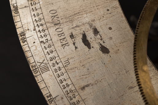 Utställd i Vägen hit, highligt i 1800-talet. Uret är tillverkat av en uppfinnare från Horn.