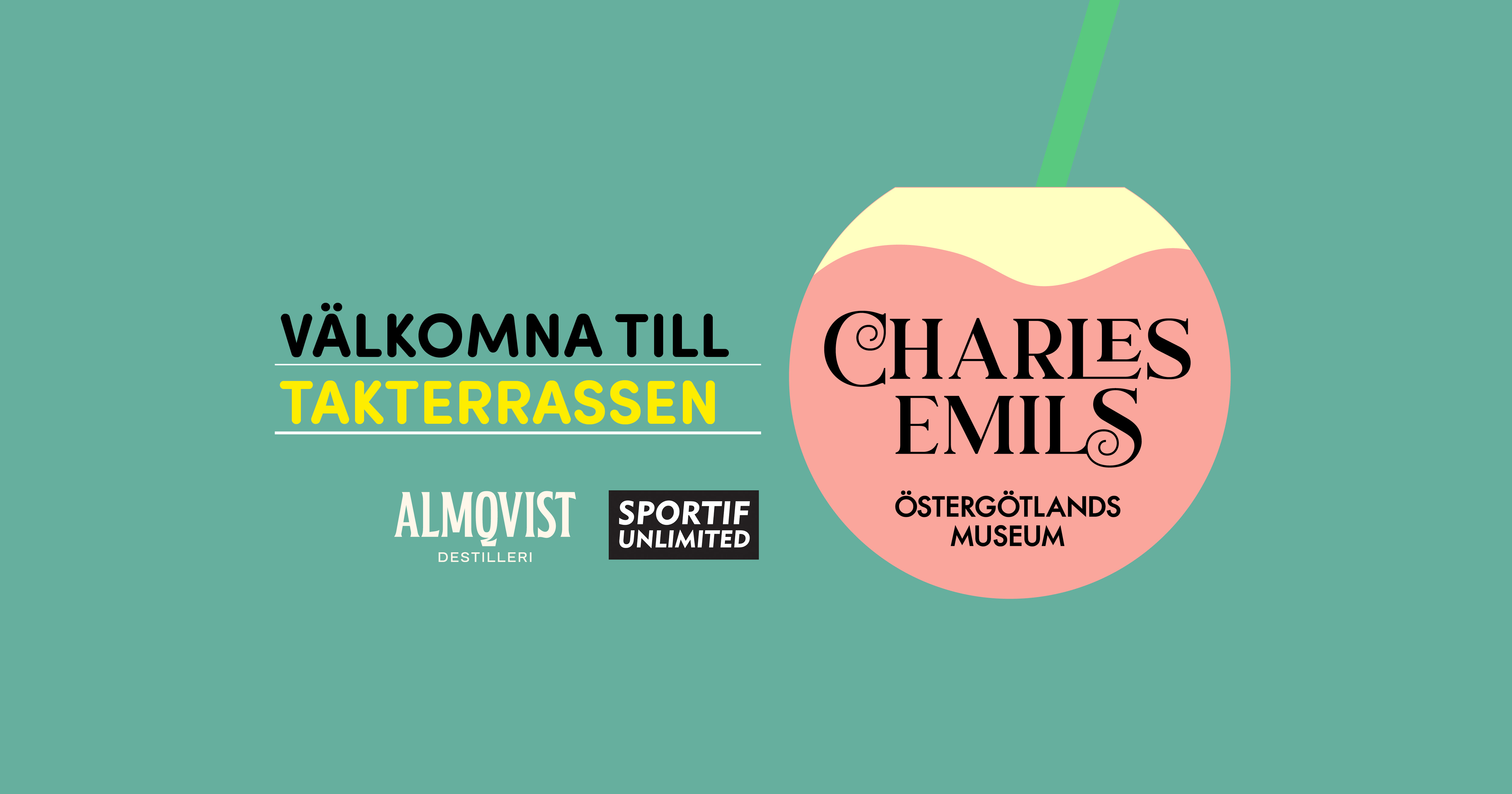 2025 års öppning av museets takterrass presenteras av Östergötlands museum och restaurang Charles Emils tillsammans med Almqvists Gin och Sportif Unlimited.
