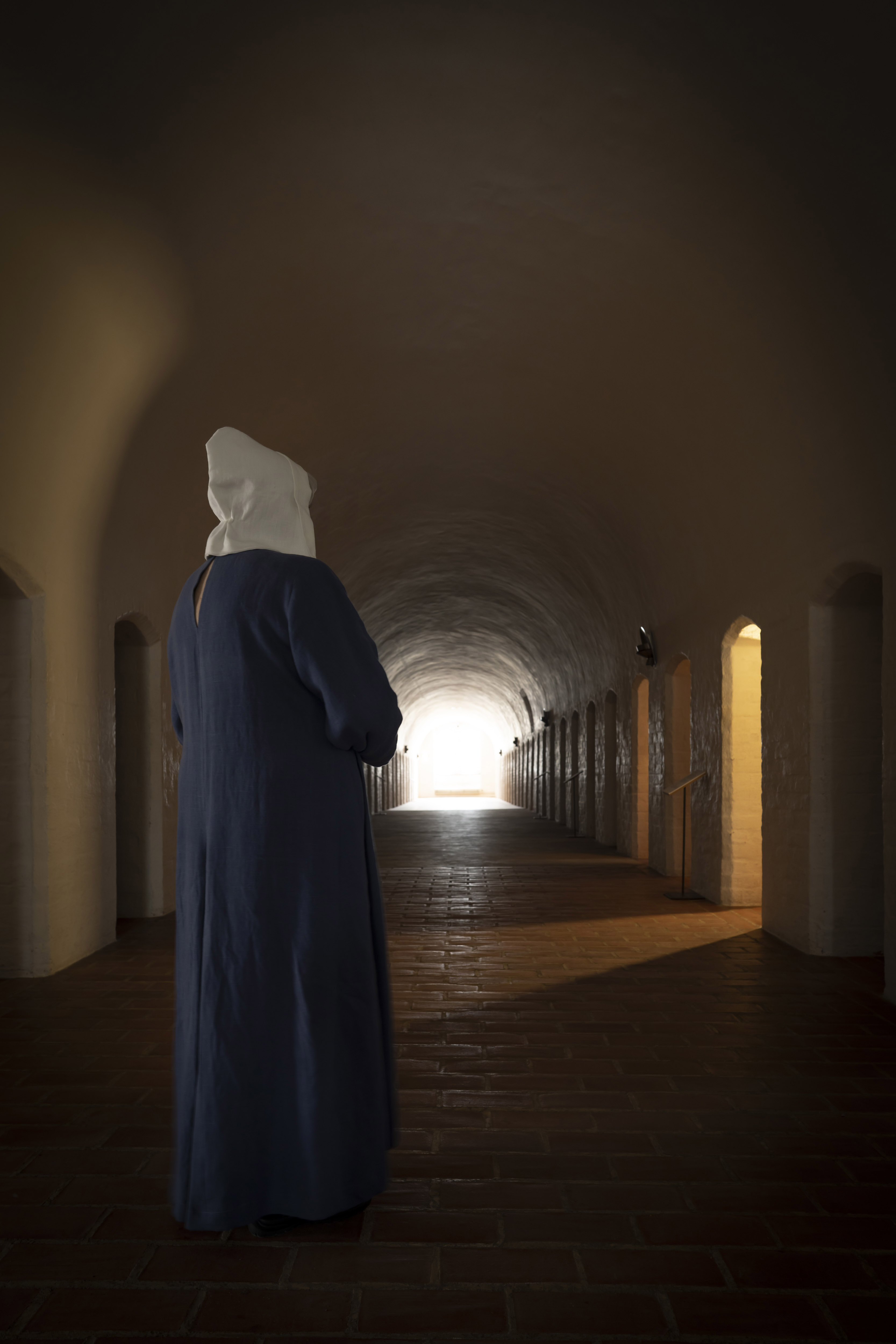 Dormitoriet på Sancta Birgitta Klostermuseum.