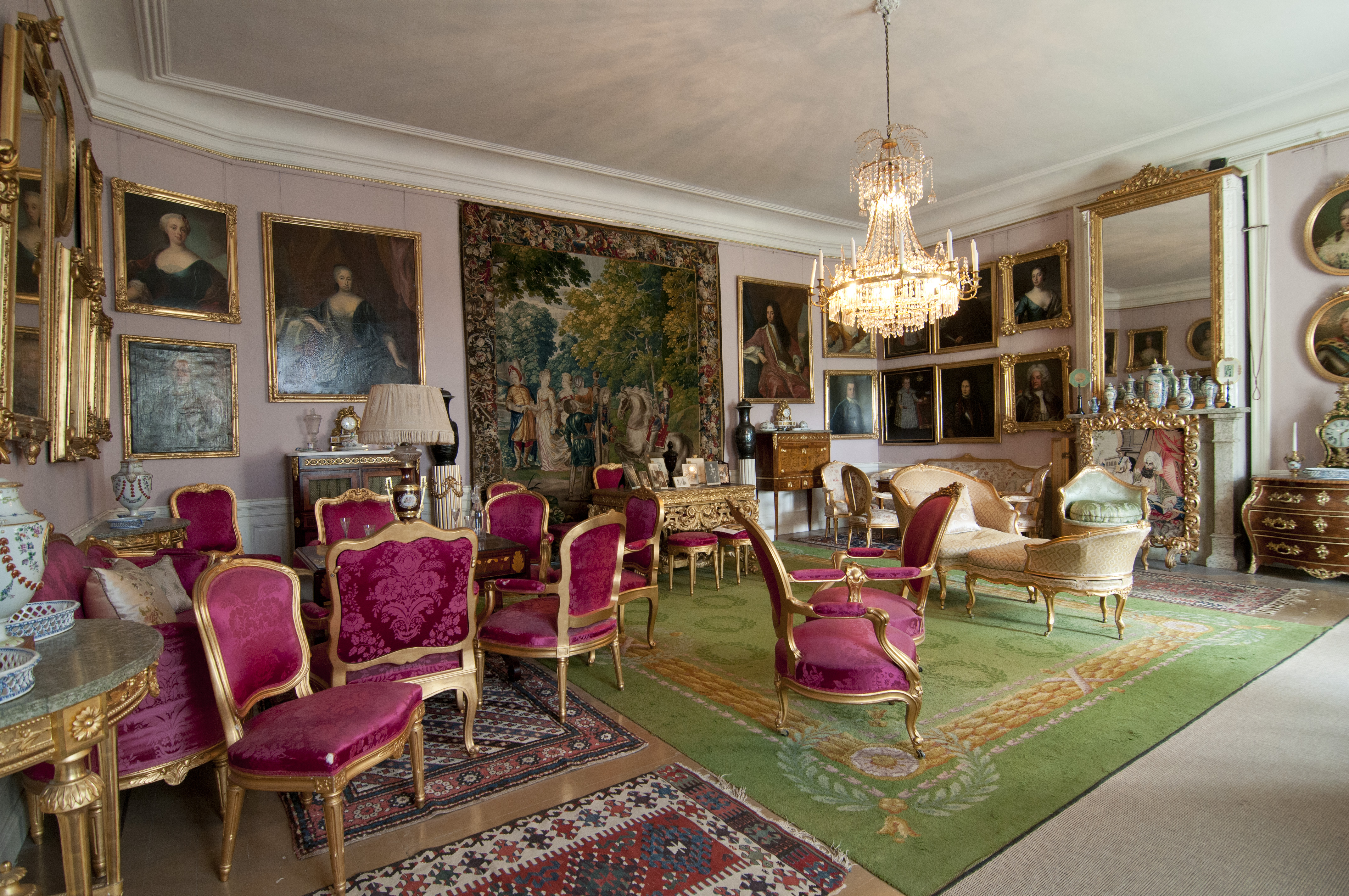 Löfstad slott interiör.