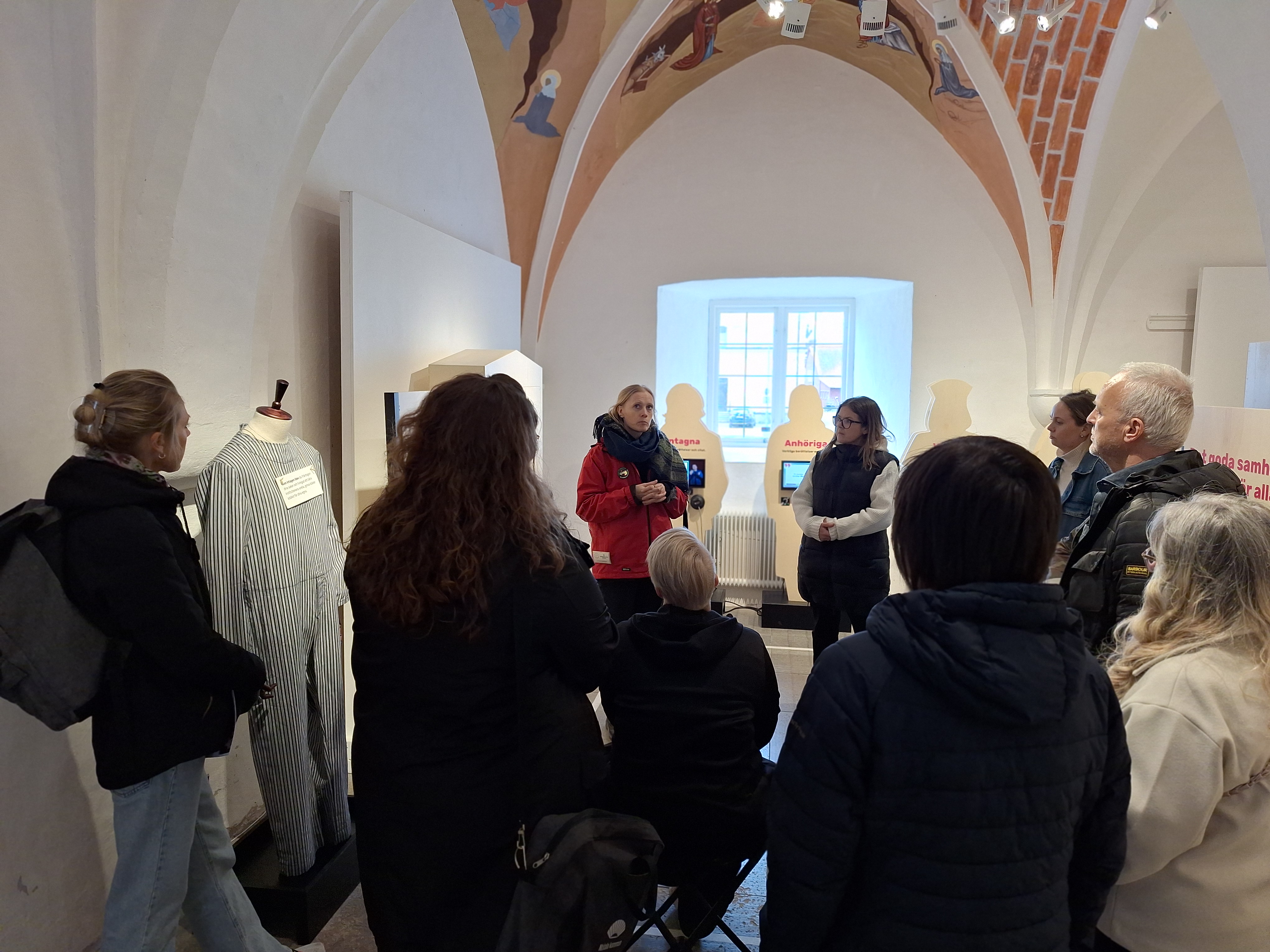 Visning på Sancta Birgitta Klostermuseum.