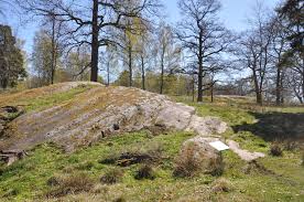 Inför visning av bronsålderns hällristningar vid Leonardsberg och Ekenberg i Norrköpings kommun.