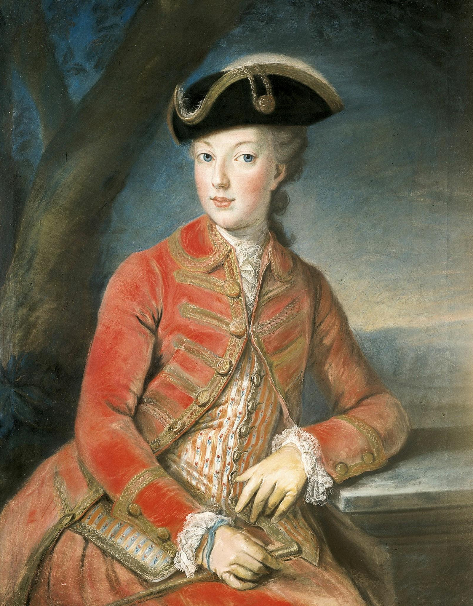 Drottning Marie Antoinette på en målning från 1772.