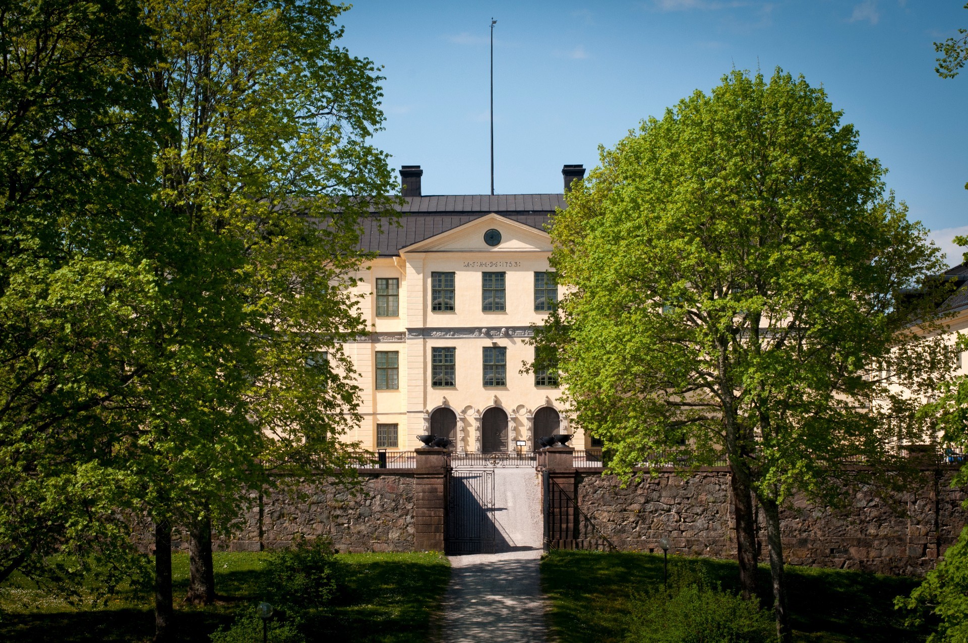 Löfstad slott framsida